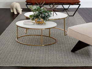 INTRECCIO - Rectangular solid-color wool rug _ De Dimora